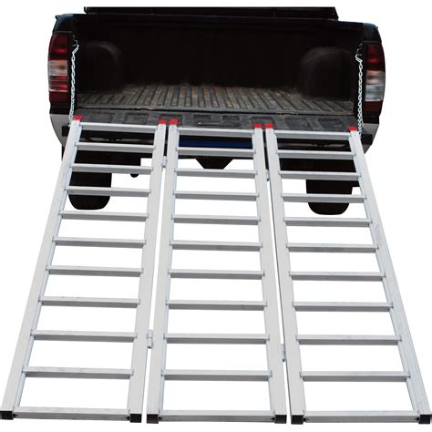 Ultra Tow Tri Fold Aluminum Loading Ramp 1500 Lb Capacity 77inch L