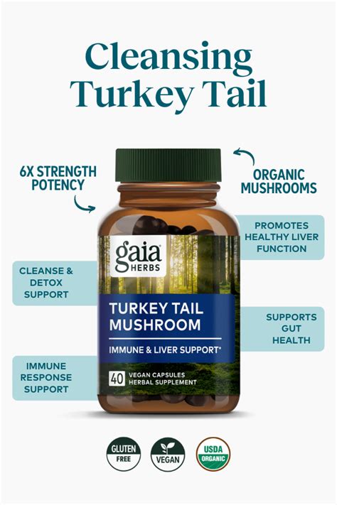 turkey tail uses benefits side effects dosage precautions gaia herbs®