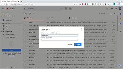 How To Create Folders In Gmail Inbox Using Labels Please Pc