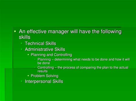 Ppt Be An Effective Manager Powerpoint Presentation Free Download