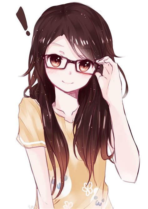 30 Best Anime Girl Brown Hair And Glasses Images On Pinterest Anime
