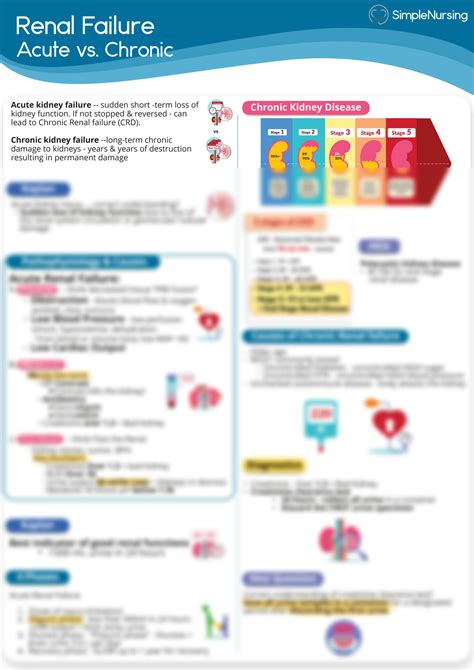 Solution Simple Nursing Renal Failure Vs Chronic Part 1 Med Surg
