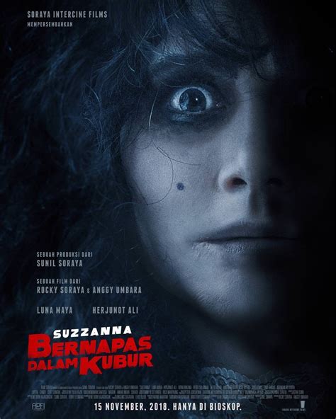 Official Poster Of Suzanna Bernapas Dalam Kubur Starring Luna Maya