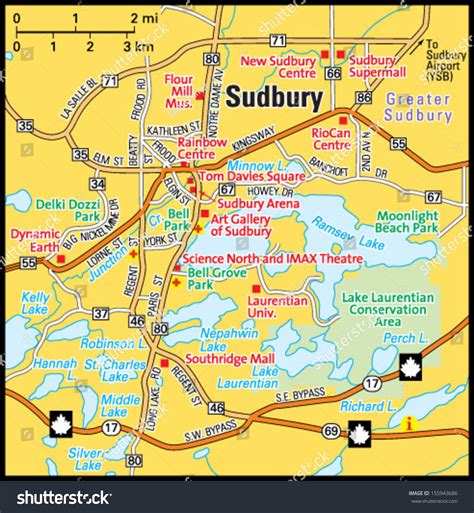 Map Of Sudbury Ontario Map Of Stoney Lake
