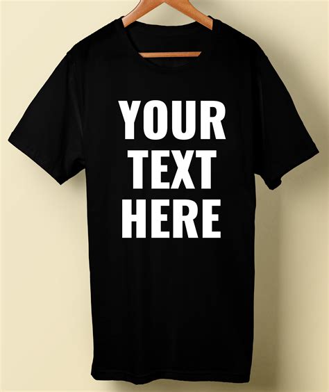Custom Text T Shirt Short Sleeve Unisex T Shirt Your Text Etsy