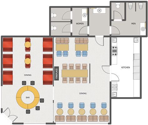 Restaurant Floor Plan Maker Restaurant Plan Floor Layout Office