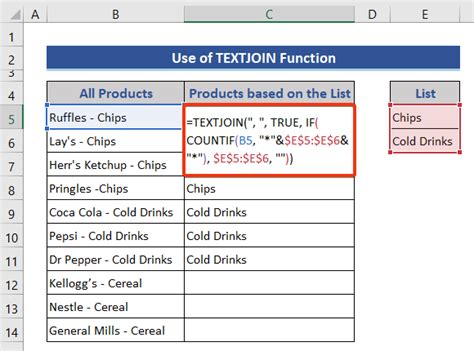 How To Return Value In Excel If Cell Contains Text From List