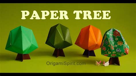 How To Make An Easy Origami Tree Leyla Torres Origami Spirit