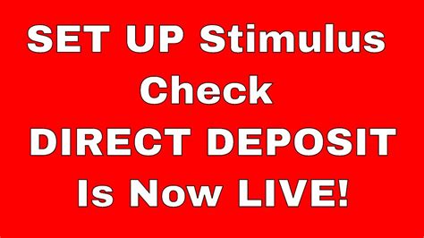 Download install directx on windows 10 techcult from techcult.com maybe you would like to learn more about one of these? Set Up Stimulus Check Direct Deposit RIGHT NOW! - YouTube