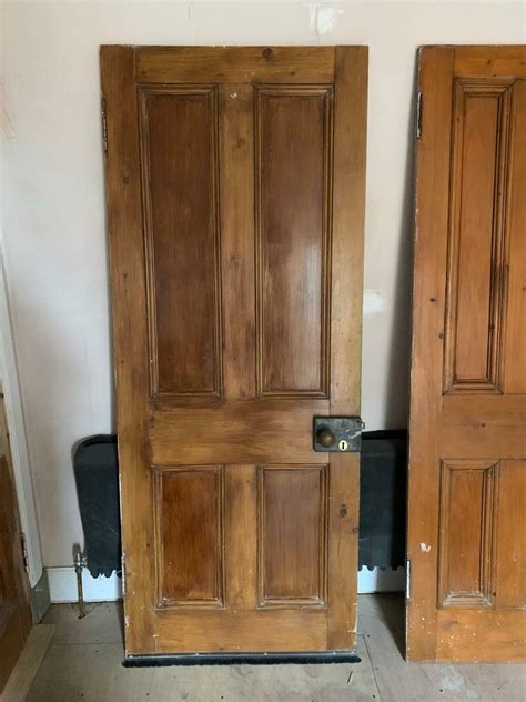 Original Victorian Solid Wood Internal Doors In Grange Edinburgh