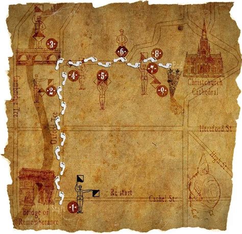 Canterbury Tales Map