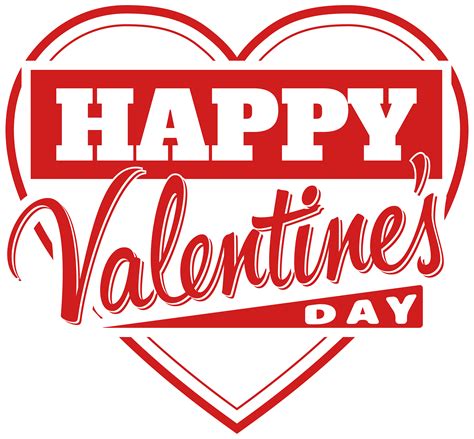 Valentines Day Clip Art Happy Valentines Day Heart Transparent Png