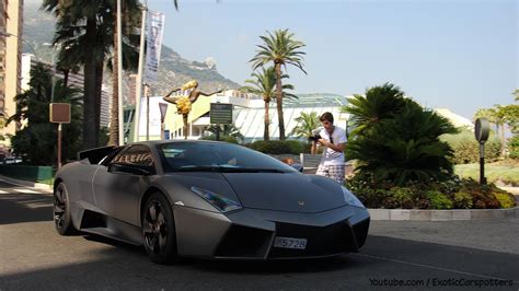 Lamborghini Reventón Loud Accelerations Driving In Monaco 1080p