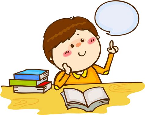 Clipart Library Stock Child Thinking Clipart Student Reading Thinking