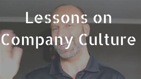 Lessons Learned On Company Culture YouTube