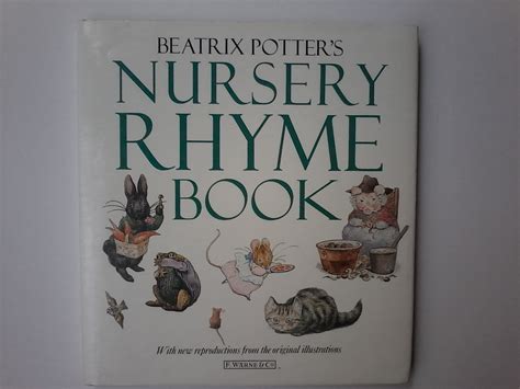 Vintage Beatrix Potter Nursery Rhyme Book