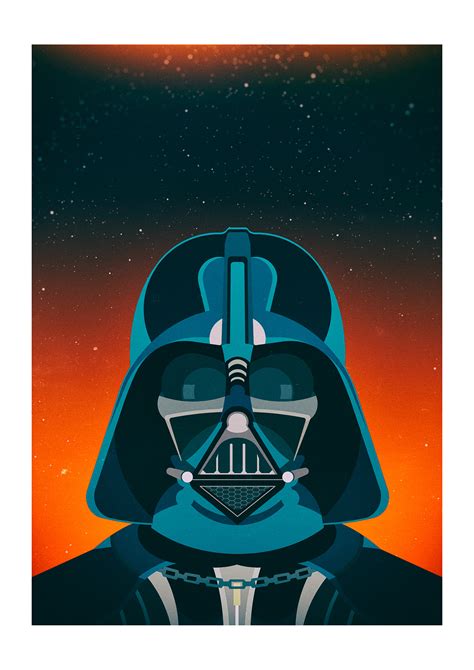 Star Wars Illustrations Poster On Behance