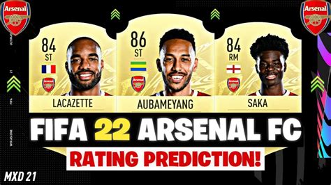 Fifa 22 Ratings Arsenal