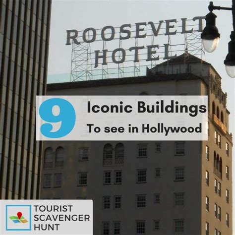 9 Hollywood Iconic Buildings Tourist Scavenger Hunt