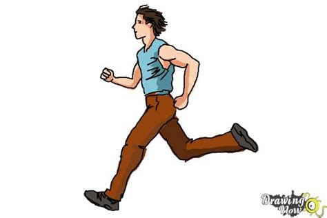How To Draw A Guy Running Middlecrowd3