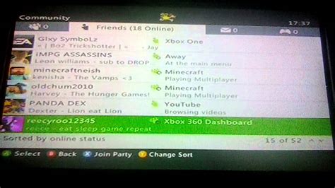 Xbox 360 Friends List Shout Out Youtube