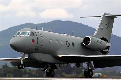 Reconnaissance Aircraft Gulfstream Iii N30lx For Italian