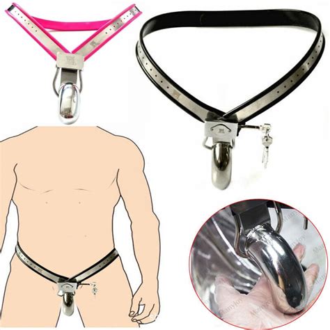 Male Chastity Belt Cock Cage Bdsm Bondage Pants Stainless Steel Chastity Device Penis Lockable