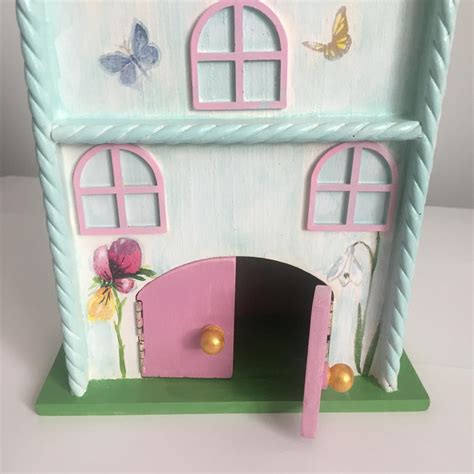 Wooden Fairy House Fairy Toy House Original T Handwork Etsy