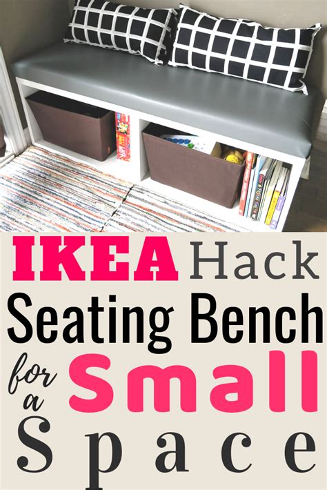 Ikea Besta Hack Diy Seating Bench Perfect For Small Spaces Easy