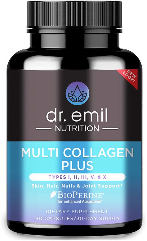 Dr Emil Nutrition Multi Collagen Plus Pills Collagen Supplements To Support Hair Skin Nails
