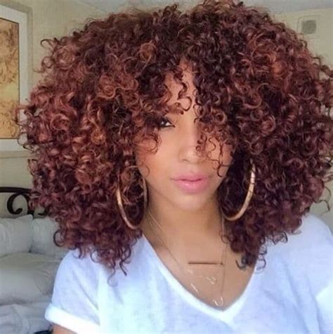 red highlights on dark brown curly hair beauty news