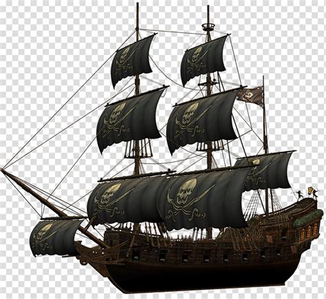 Black Pirate Ship Illustration Ship Navio Pirata Boat Pirates Ship