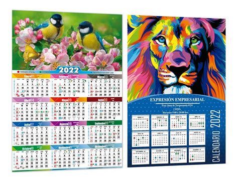 Diseños Editables Calendarios Con Santoral 2022 Psd Pdf  Mercadolibre