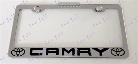 Toyota Camry Stainless Steel License Plate Frame Rust Free W Bolt Caps