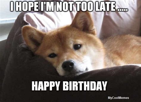 Funny Happy Birthday Dog Meme Mycoolmemes
