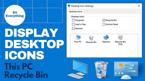 How To Show This Pc Icon On Desktop Show Desktop Icons Windows 10
