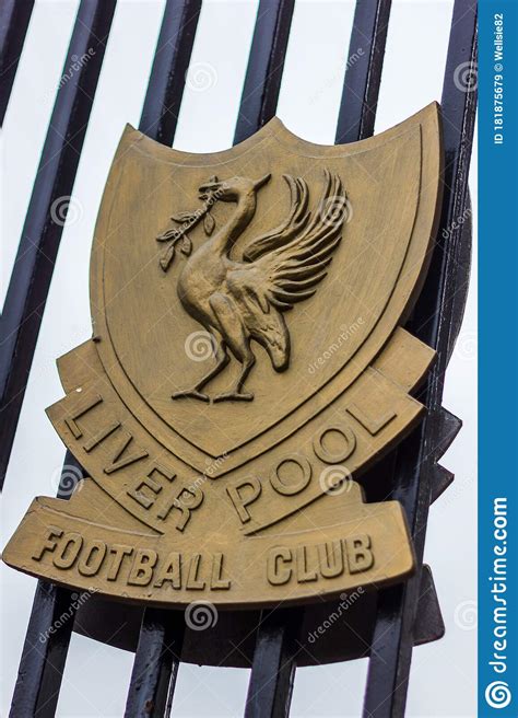 Old Liverpool Fc Crest Editorial Stock Image Image Of English 181875679