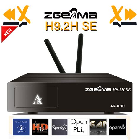 Decoder Zgemma H92h Se 4k Combo S2t2c Wifi 300 4 Boot Linux Enigma2