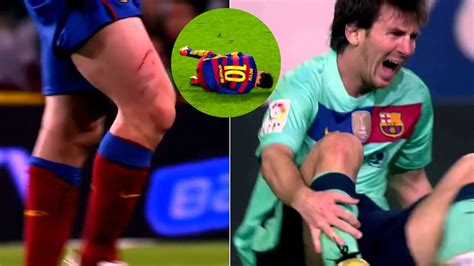 Lionel Messi Top 5 Horror Injuries And Brutal Fouls Ever In His Career Hd Youtube