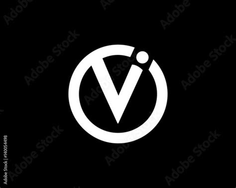 V Abstract Circle Logo Buy This Stock Vector And Explore Similar