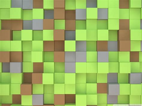 Minecraft Blocks Assemble Wallpaper