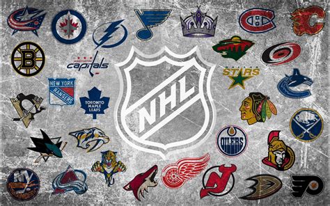 Download National Ice Hockey League Logo Wallpaper