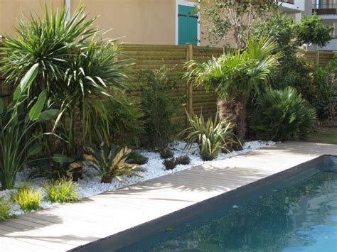 Photos aménagement paysager autour piscine. Amenagement Paysager Autour D'une Piscine Creusée - Idees ...