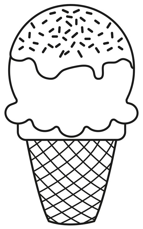 Summer Coloring Pages Ice Cream