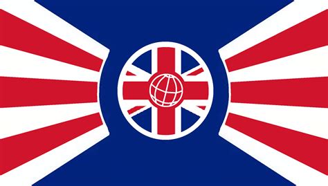 flag for a fictional 2nd british empire r vexillology