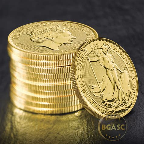 Buy 1 Oz Gold Britannia Bullion Coin Brilliant Uncirculated 9999 Fine