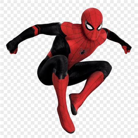 Hd Black And Red Spiderman Jumping Cartoon Png Citypng