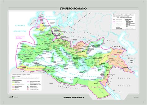 Cartina Mondo Romano