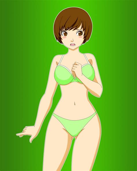 Rule 34 Bikini Female Megami Tensei Persona Persona 4 Pervyangel Satonaka Chie Solo 3212124
