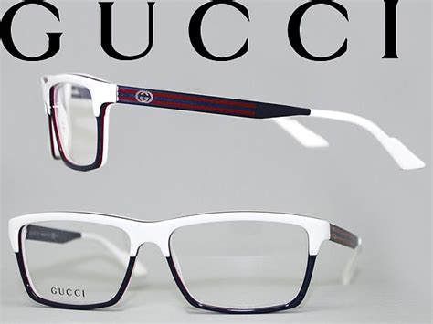 Woodnet Rakuten Global Market Glasses Gucci White X Navy Gucci